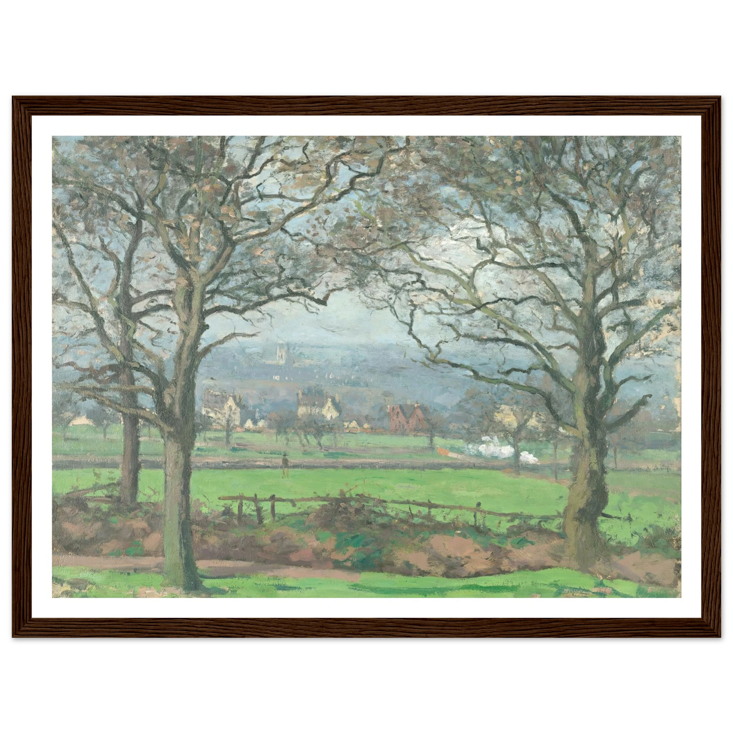 Near Sydenham Hill (1871) Art Print | Camille Pissarro-Quipham Collections