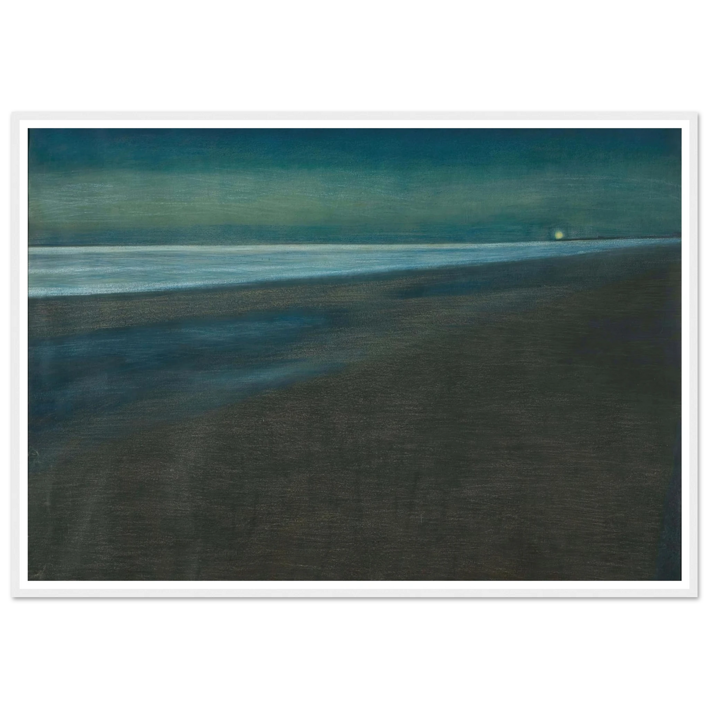 Beachview at night (1905) Art Print | Leon Spilliaert-Quipham Collections