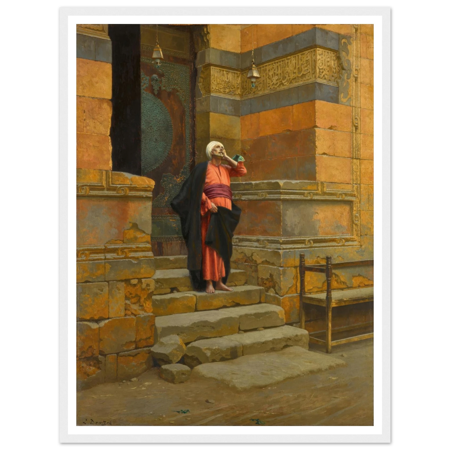 Before the Mosque Art Print | Ludwig Deutsch-Quipham Collections
