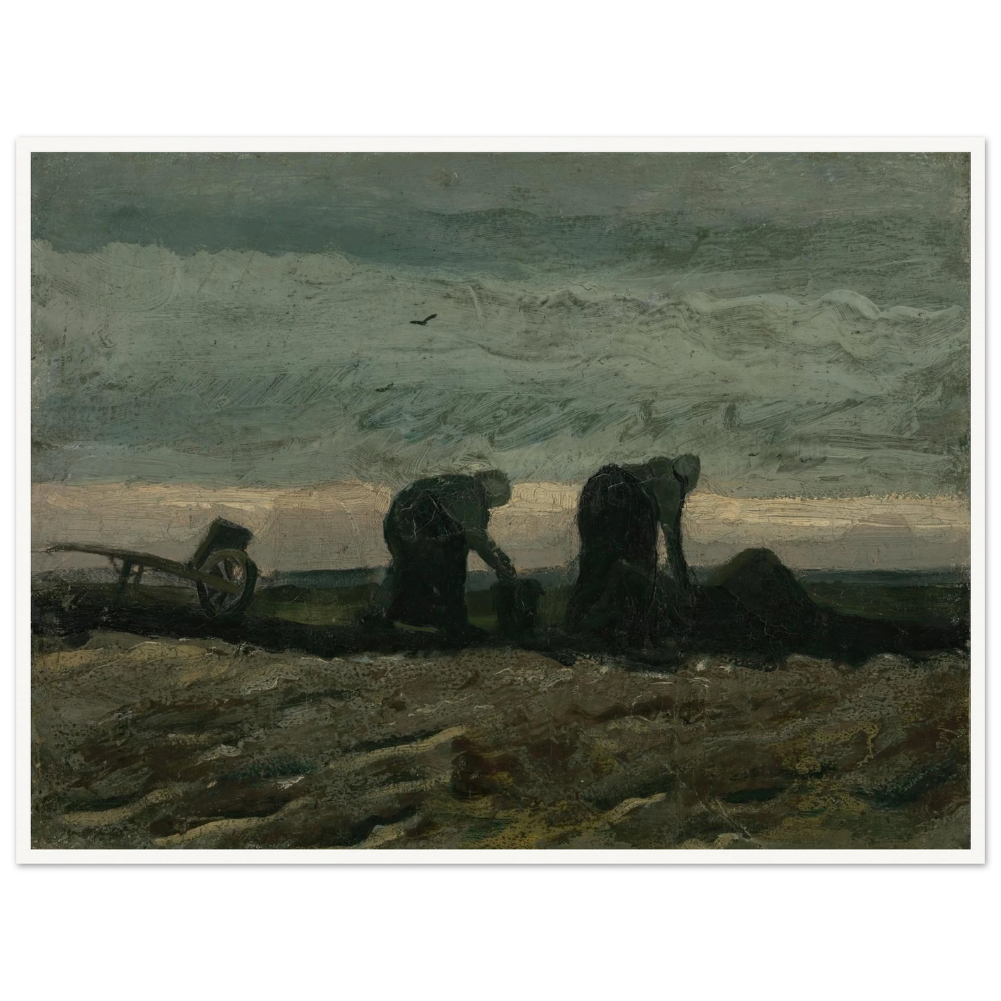 Two women on the heath (1883) Art Print | Vincent van Gogh-Quipham Collections