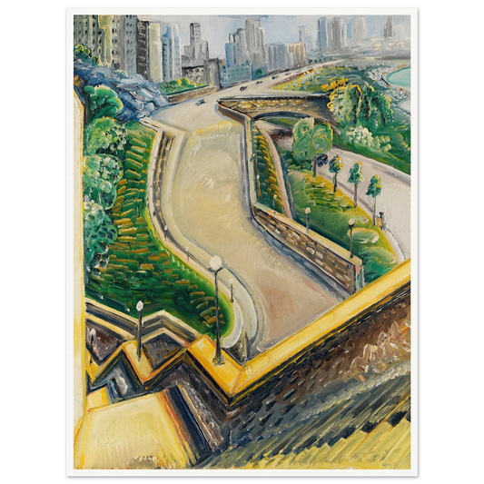 New York Riverside Drive (1934) Art Print | Paul Kleinschmidt-Quipham Collections