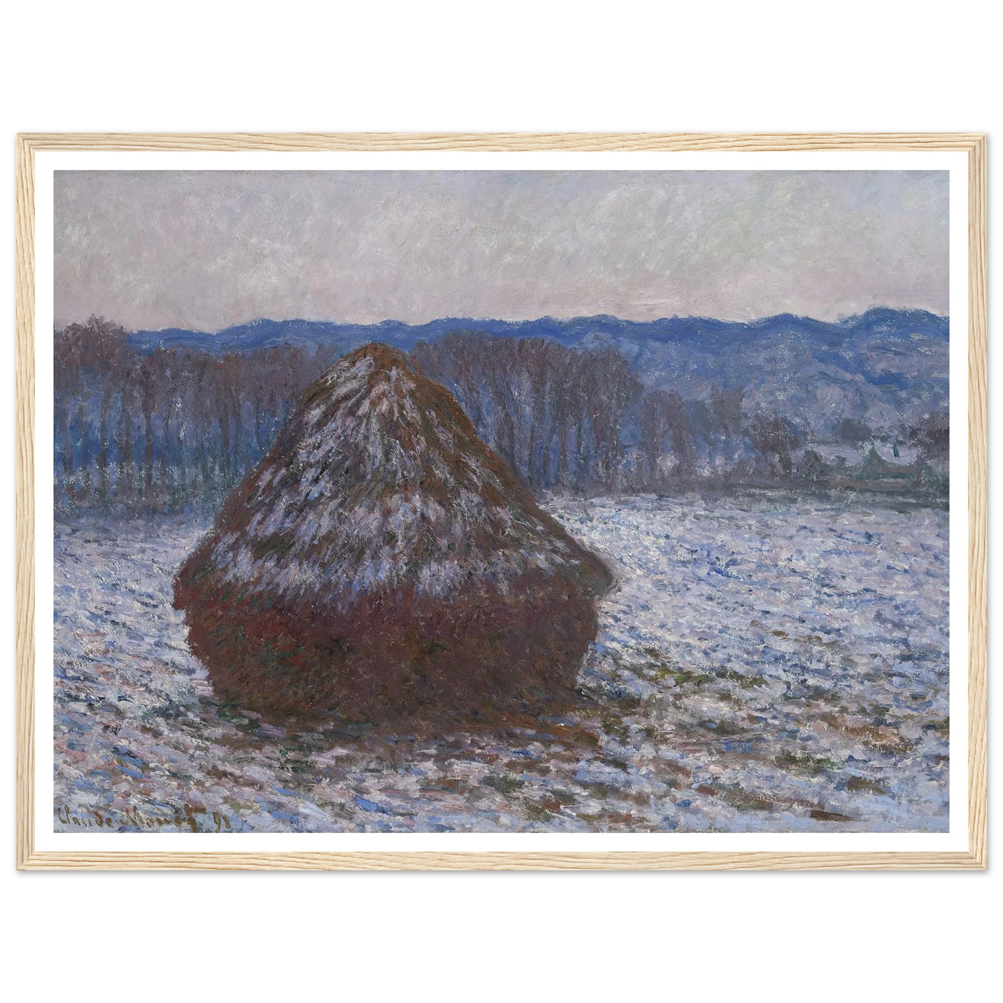 Stack of Wheat (1890) Art Print | Claude Monet-Quipham Collections