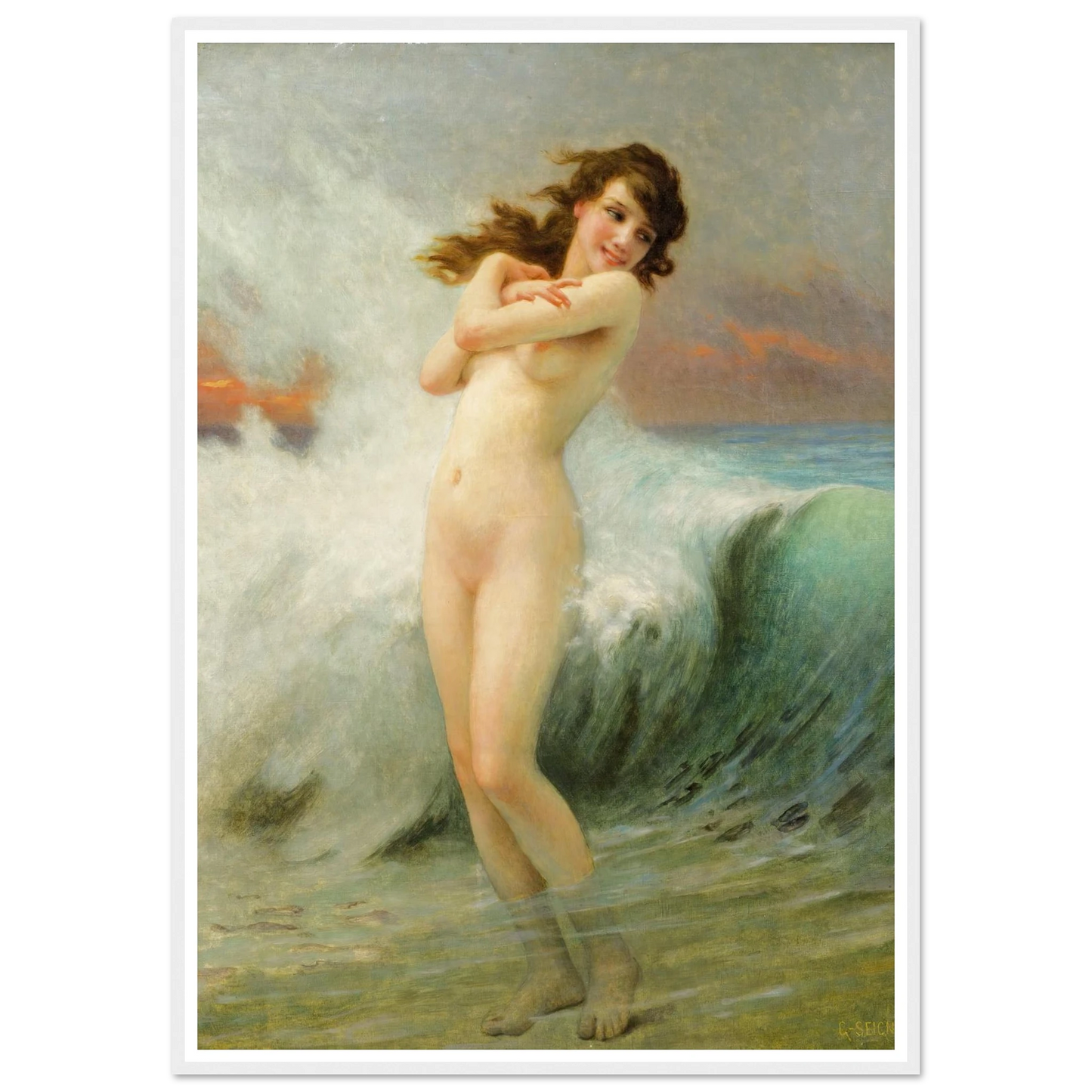 The Wave Art Print | Guillaume Seignac-Quipham Collections