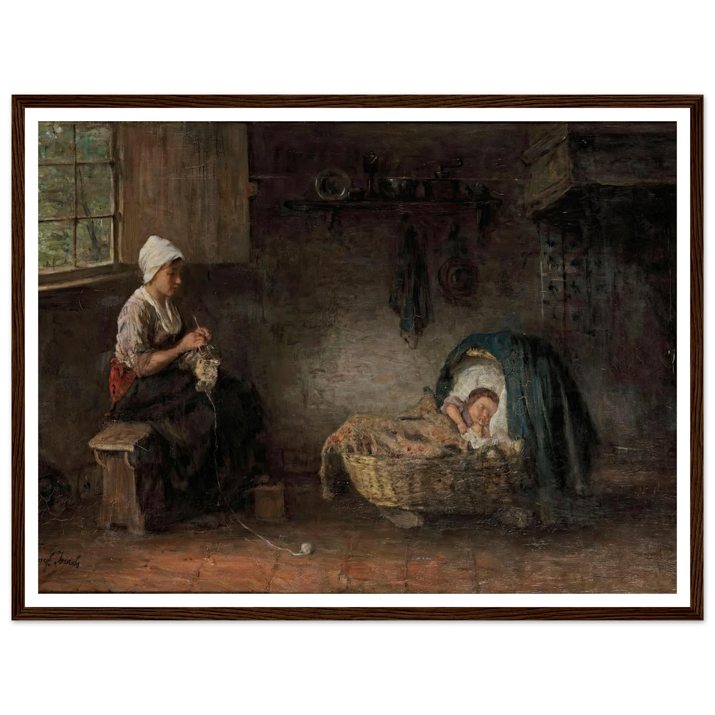 Mother’s treasure Art Print | Jozef Israels-Quipham Collections