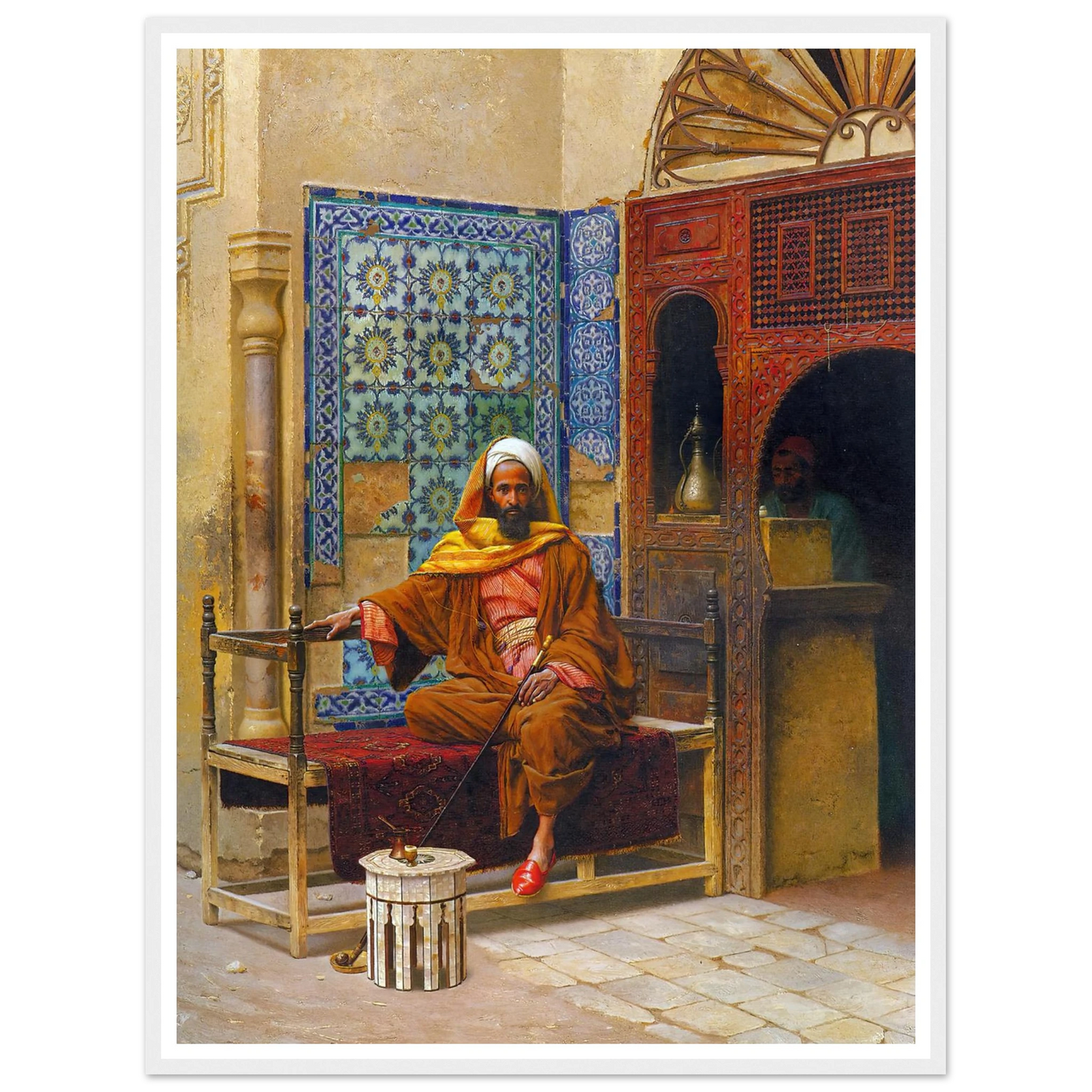 The Smoker (1903) Art Print | Ludwig Deutsch-Quipham Collections
