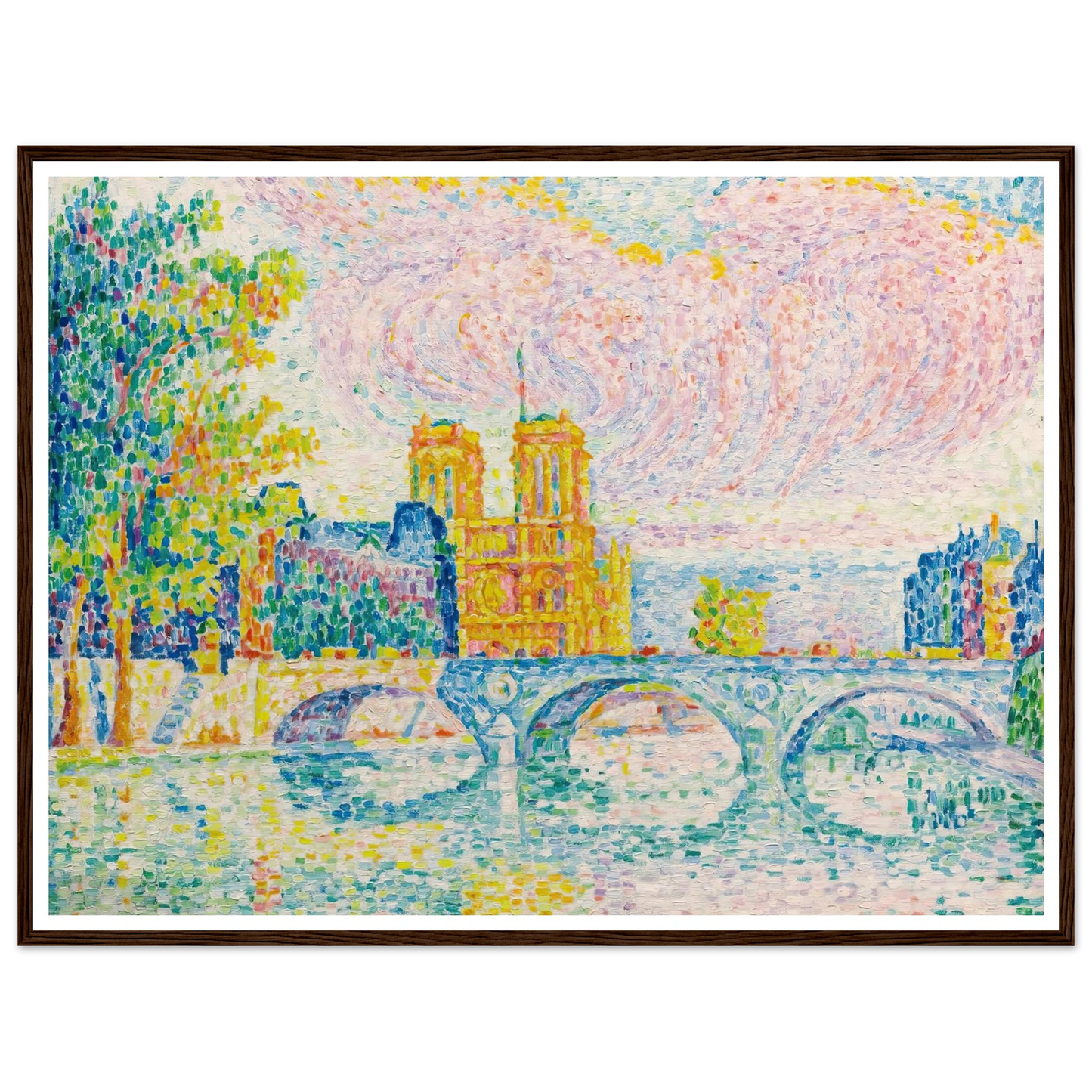 La Cité, Paris (1934) Art Print | Paul Signac-Quipham Collections