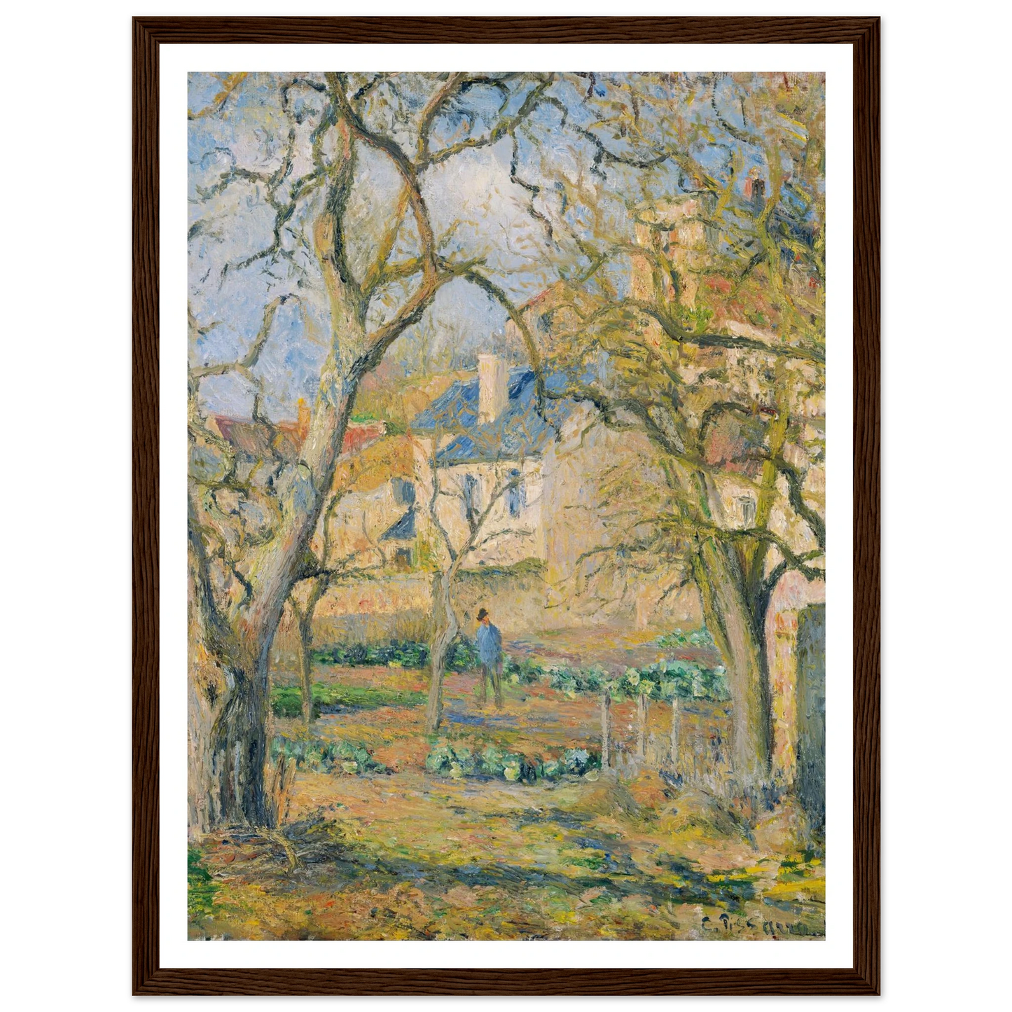 Vegetable Garden (1878) Art Print | Camille Pissarro-Quipham Collections