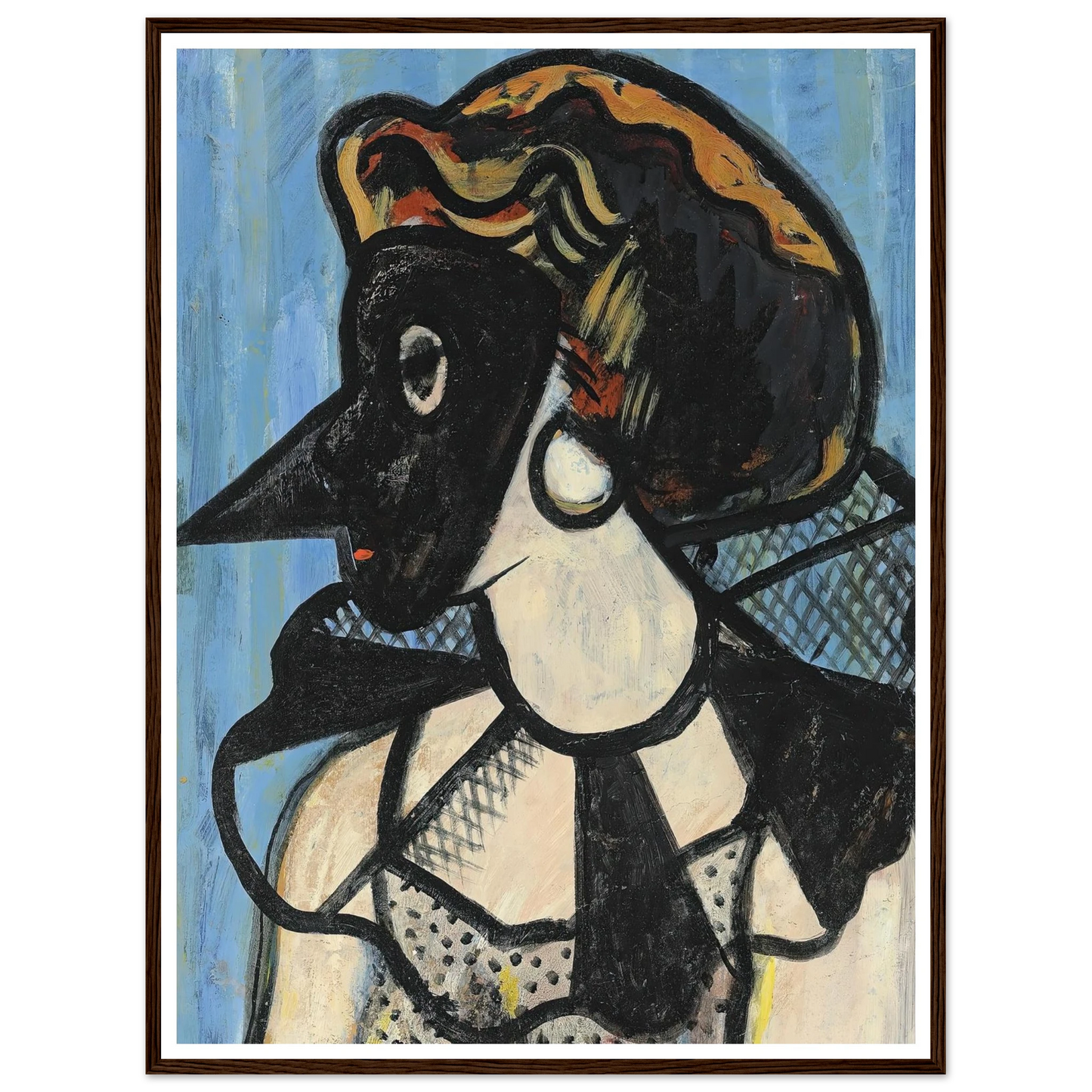 Femme au masque (circa 1938-1939) Art Print | Francis Picabia-Quipham Collections