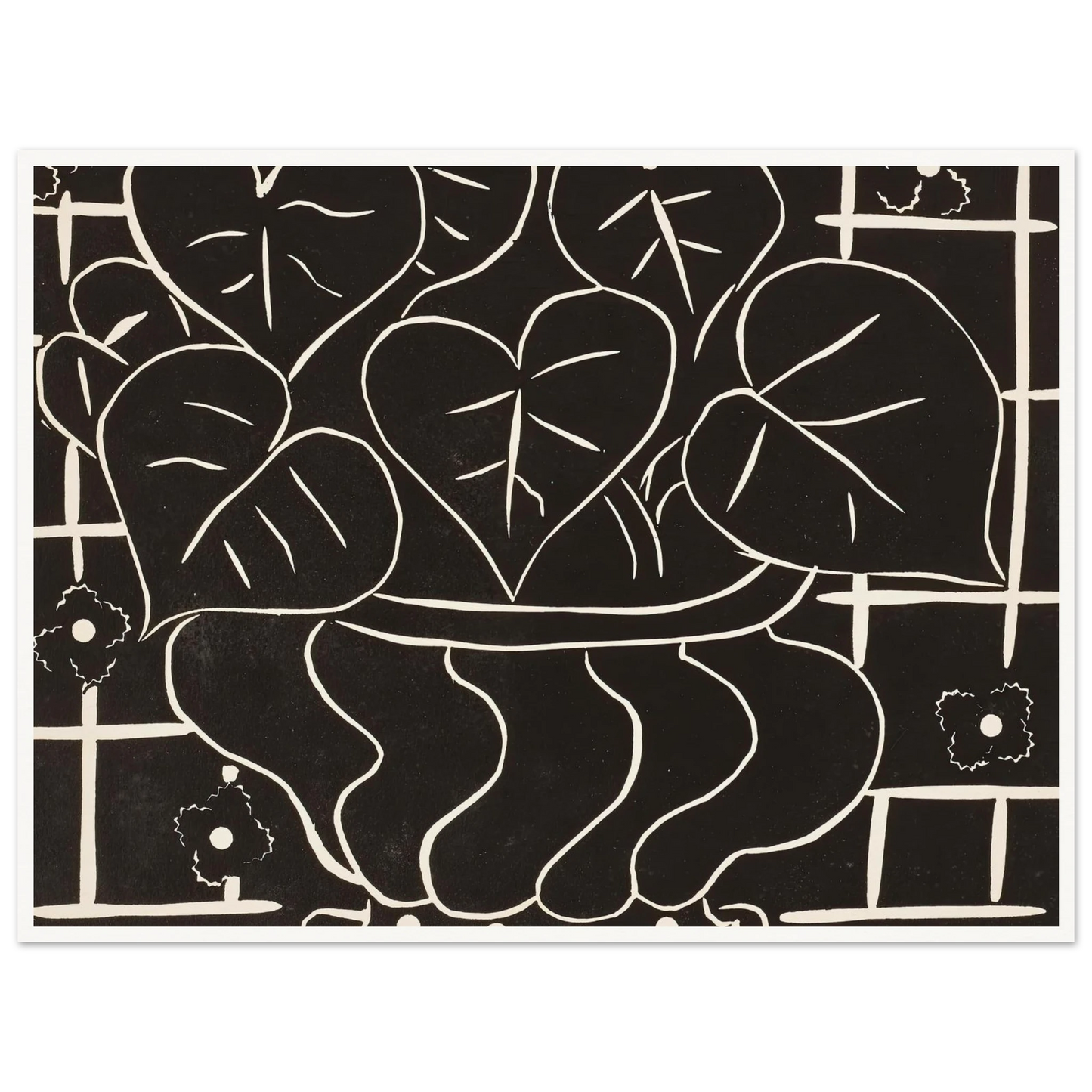 Corbeille de bégonias I (1938) Art Print | Henri Matisse-Quipham Collections