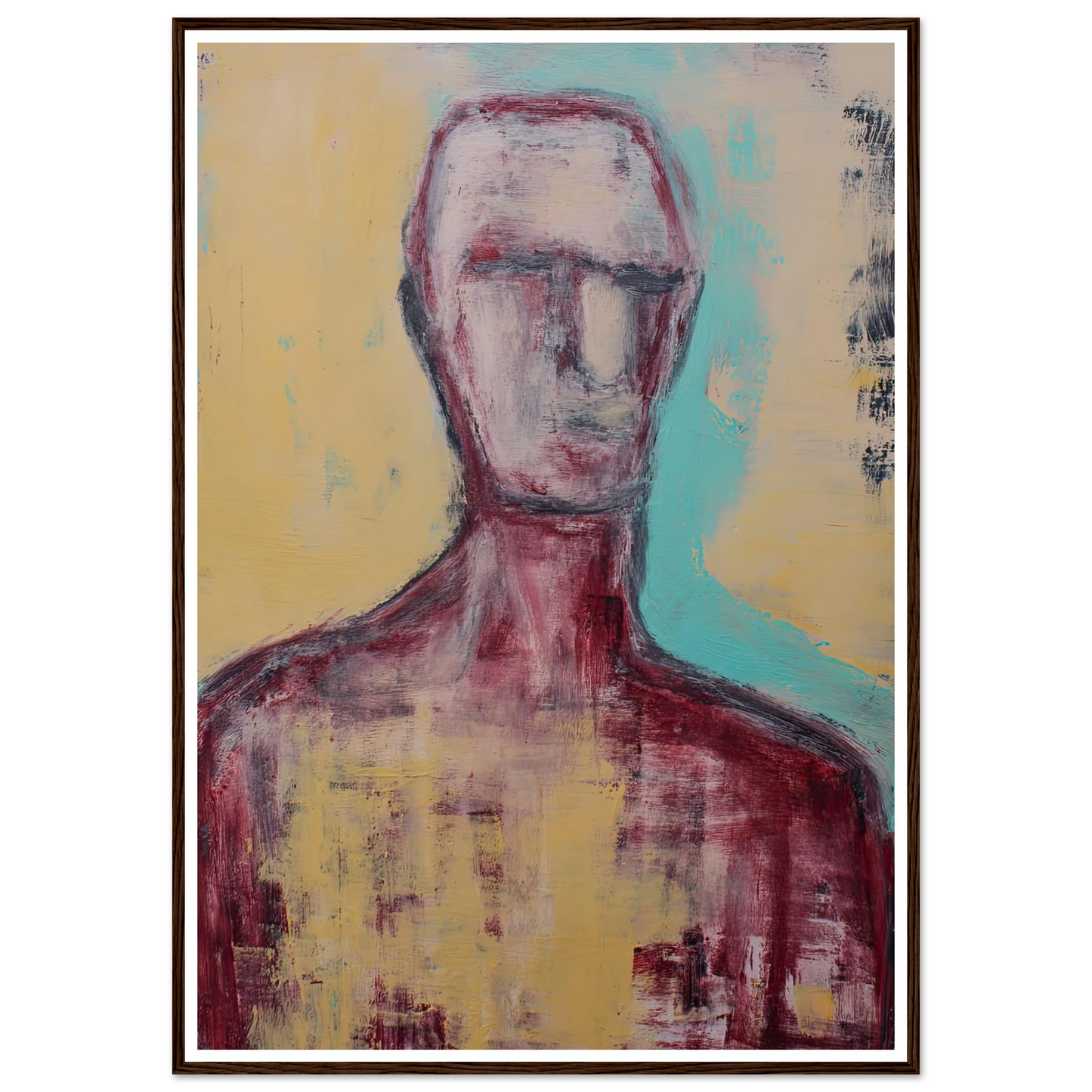 Flesh and Pale Sunlight - Framed Poster - 30x40 cm / 12x16″ - Black frame