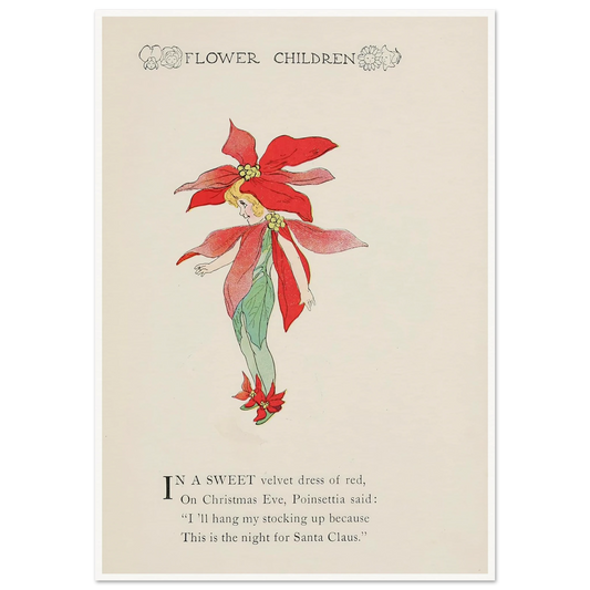 Flower Children pl.82 - Framed Poster - 30x40 cm / 12x16″ - Black frame