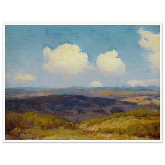 Flying Shadows (1910) Art Print | Julian Onderdonk - Framed Poster - 30x40 cm / 12x16″ - Black frame