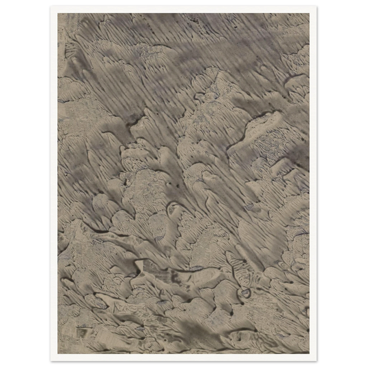 Geädertes Kleisterpapier (1890) Art Print | Anker Kyster - Framed Poster - 30x40 cm / 12x16″ - Black frame