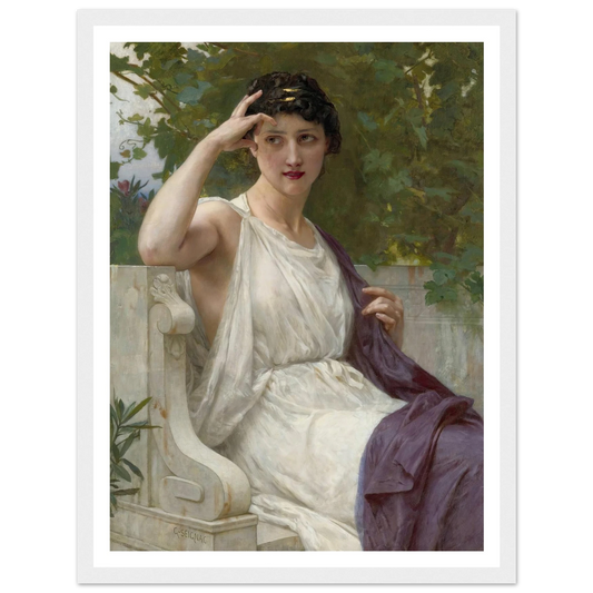 Happy Thoughts Art Print | Guillaume Seignac - Framed Poster - 30x40 cm / 12x16″ - Black frame