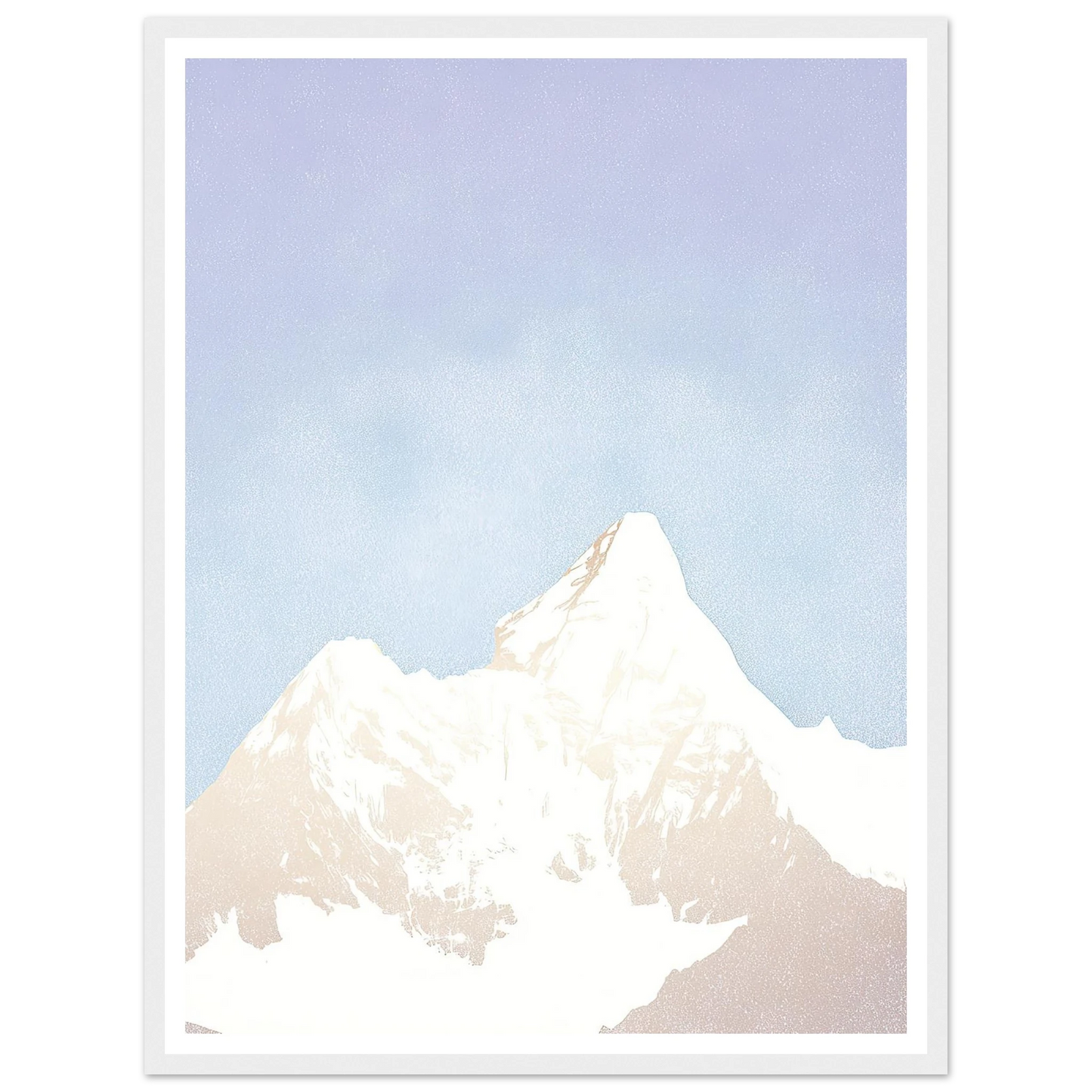 Himalayan Sky Dominance - Framed Poster - 30x40 cm / 12x16″ - Black frame