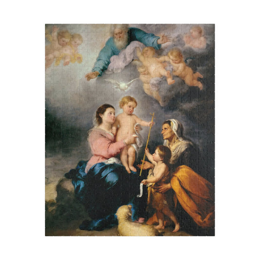 Holy Family Puzzle | Bartolomé Estebán Murillo - - 252 pcs (Vertical) -