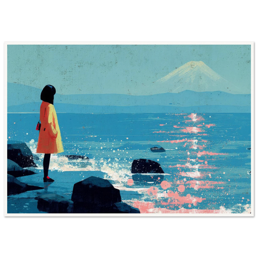 Horizon's Promise - Framed Poster - 30x40 cm / 12x16″ - Black frame