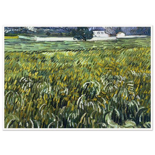 House at Auvers Art Print | Vincent van Gogh - Framed Poster - 30x40 cm / 12x16″ - Black frame