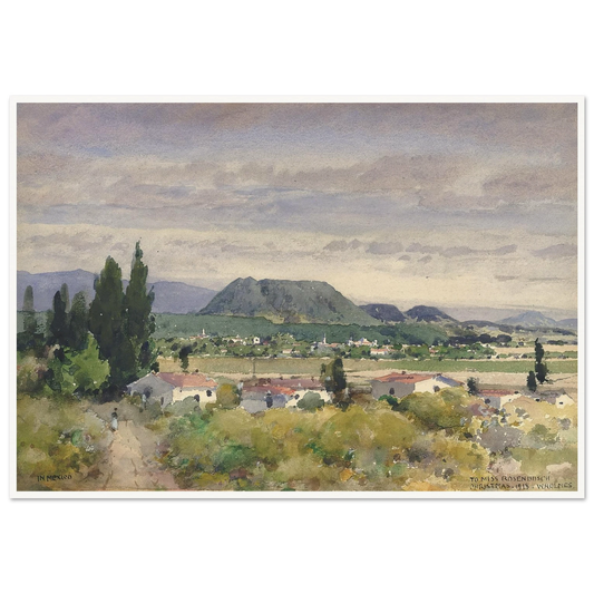 In Mexico (1918) Art Print | William Henry Holmes - Framed Poster - 30x40 cm / 12x16″ - Black frame