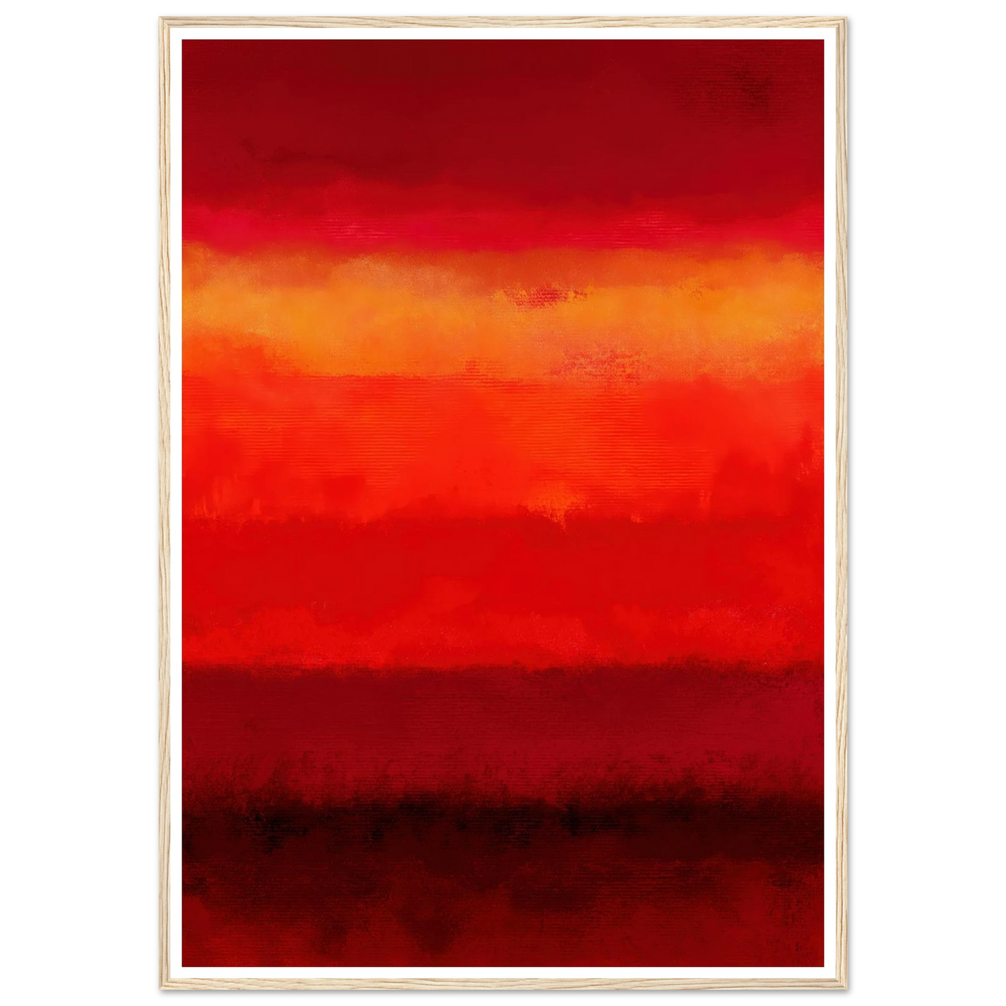 Inferno Strata - Framed Poster - 30x40 cm / 12x16″ - Black frame