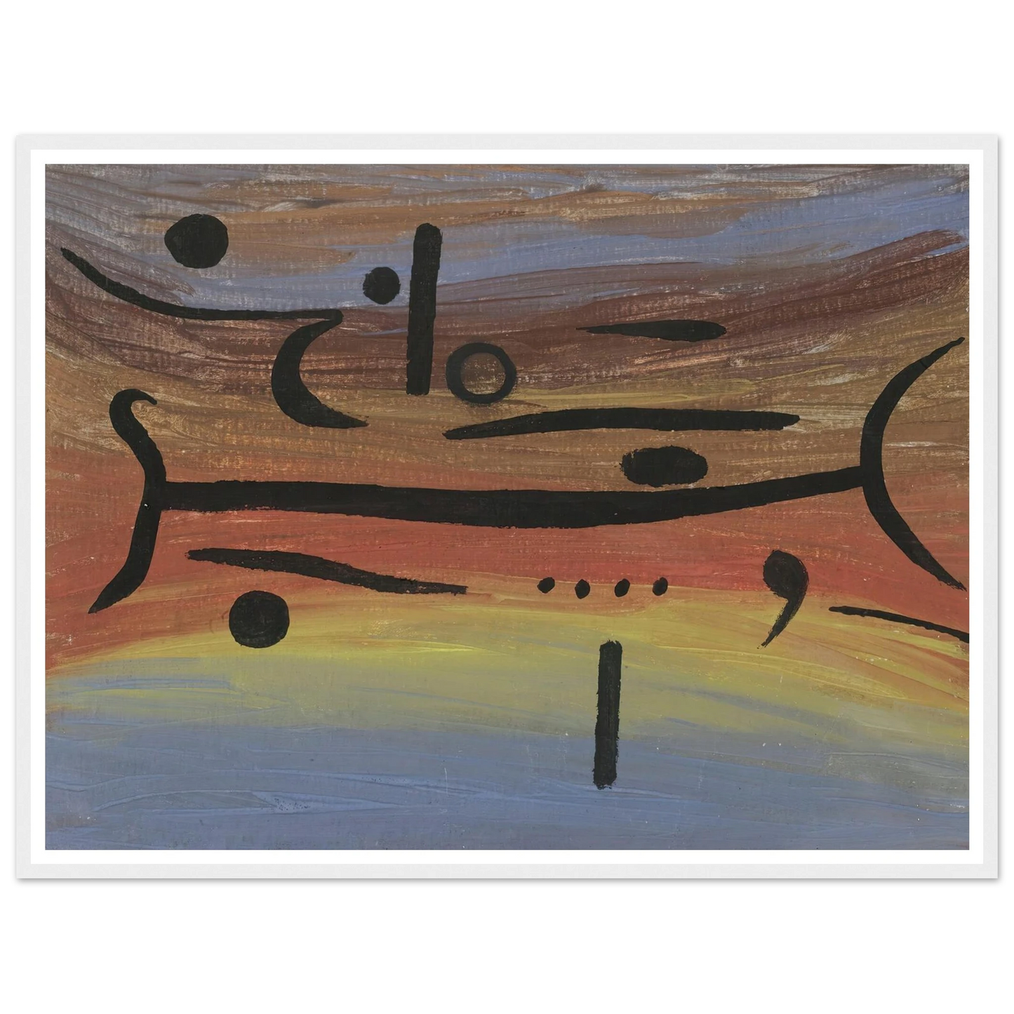 Instruments (1938) Art Print | Paul Klee - Framed Poster - 30x40 cm / 12x16″ - Black frame