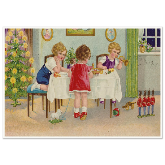 Interior Holiday Minuet - Framed Poster - 30x40 cm / 12x16″ - Black frame