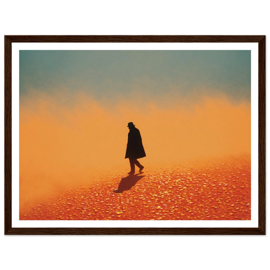 "K." - Framed Poster - 30x40 cm / 12x16″ - Black frame