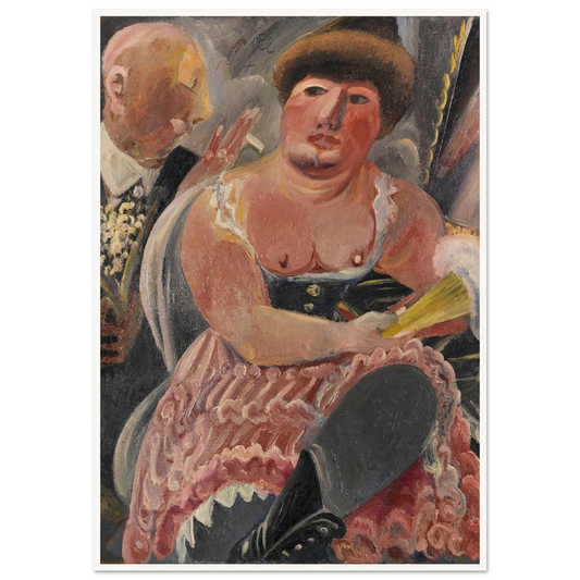 Kavalier mit Maiglöckchen (1924) Art Print | Paul Kleinschmidt - Framed Poster - 30x40 cm / 12x16″ - Black frame