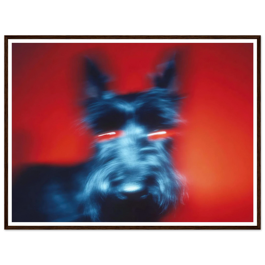 Kirlian Aura of the Scot - Framed Poster - 30x40 cm / 12x16″ - Black frame