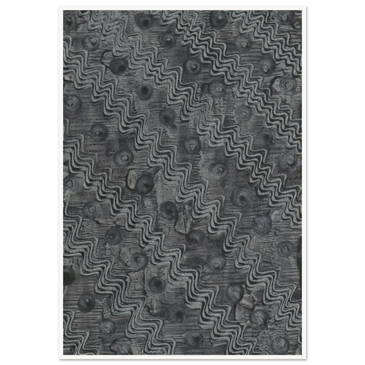 Kleisterpapier mit Verdrängungsdekor (1898) Art Print | Anker Kyster - Framed Poster - 30x40 cm / 12x16″ - Black frame
