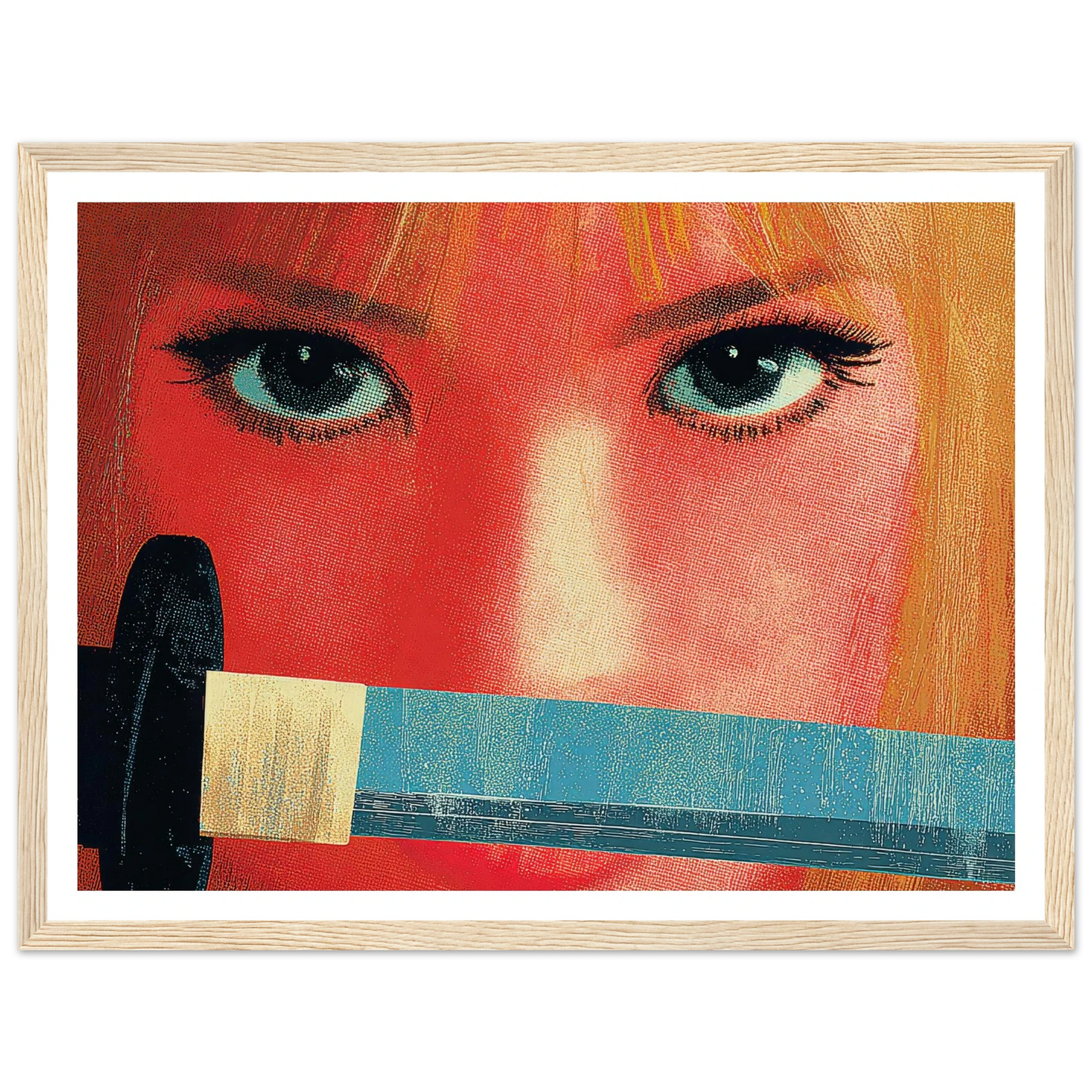 K!ll Bill - Framed Poster - 30x40 cm / 12x16″ - Black frame