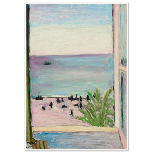 La fenêtre ouverte (1918) Art Print | Henri Matisse - Framed Poster - 30x40 cm / 12x16″ - Black frame