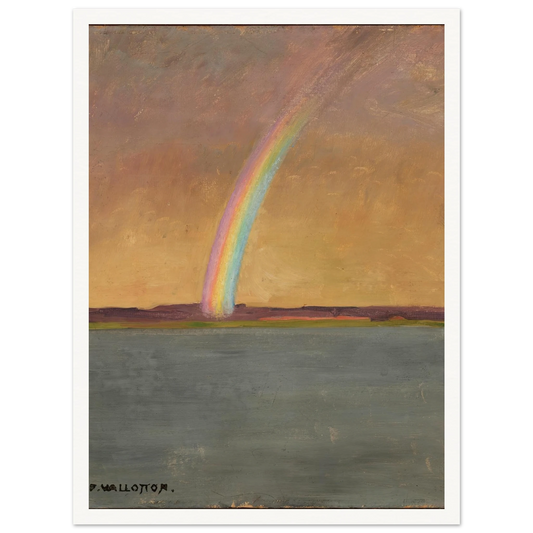 L’Arc-en-ciel (1909) Art Print | Felix Vallotton - Framed Poster - 30x40 cm / 12x16″ - Black frame