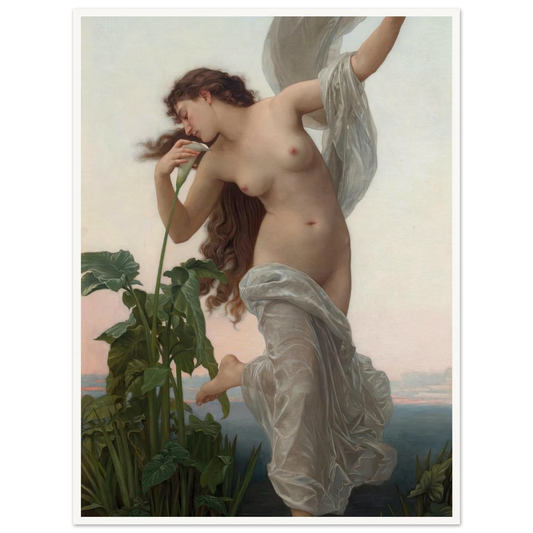 L’aurore Art Print | William Bouguereau - Framed Poster - 30x40 cm / 12x16″ - Black frame