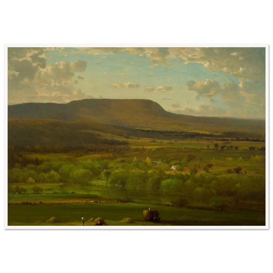 Leeds, New York (1867) Art Print | George Inness - Framed Poster - 30x40 cm / 12x16″ - Black frame