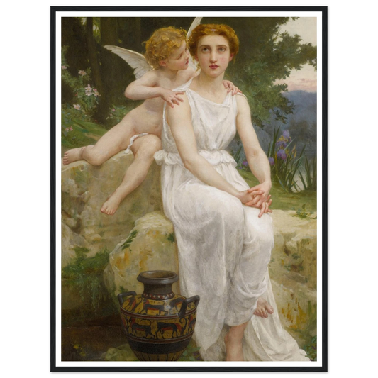 Love’s Offering Art Print | Guillaume Seignac - Framed Poster - 30x40 cm / 12x16″ - Black frame