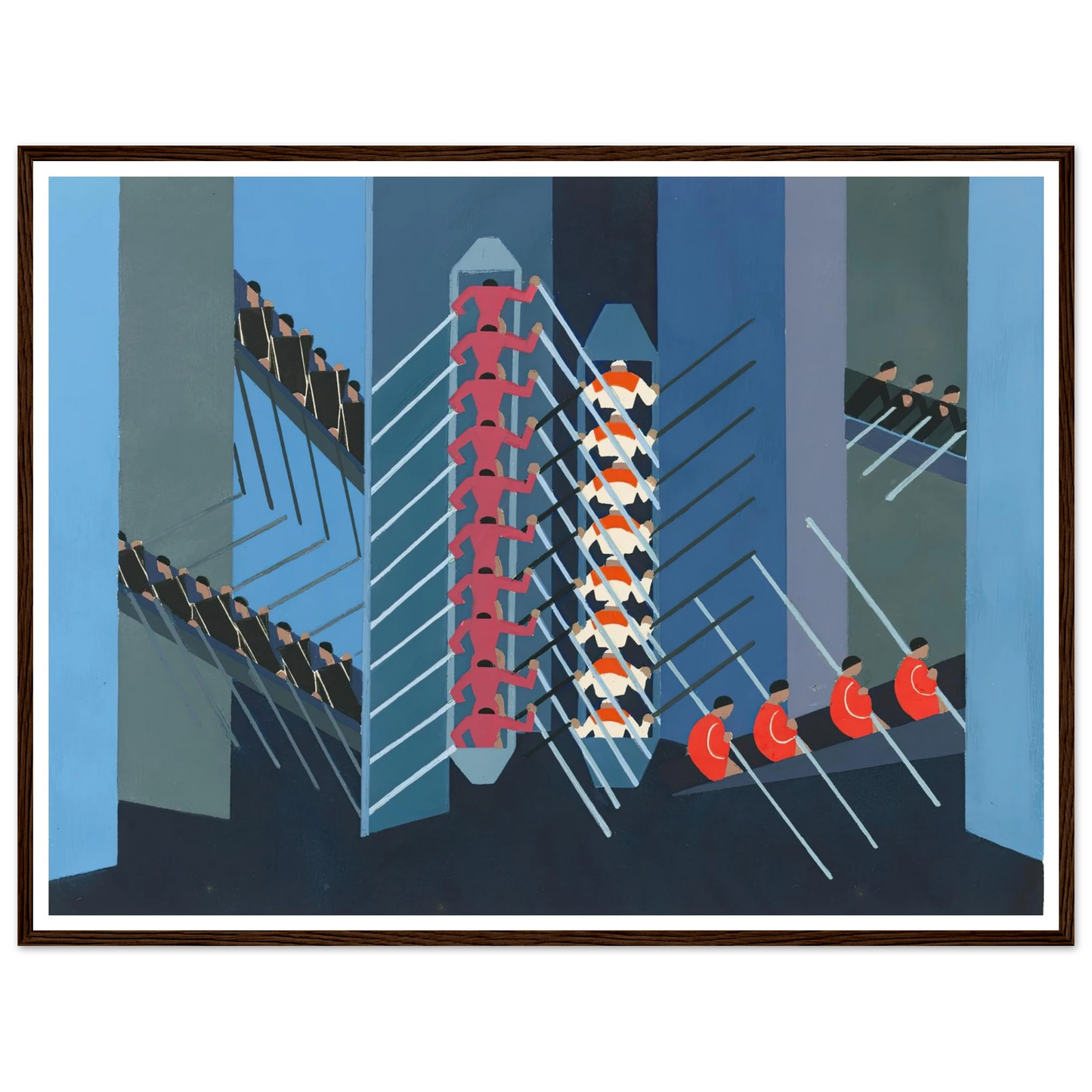 Maquettes dé Théatre 1 Art Print | Alexandra Exter - Framed Poster - 30x40 cm / 12x16″ - Black frame