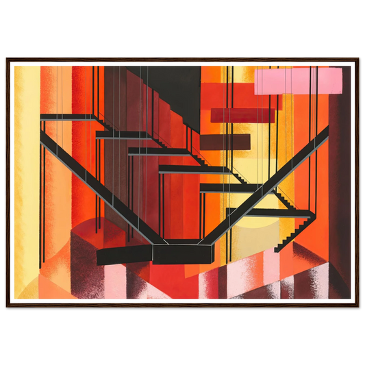 Maquettes dé Théatre 13 Art Print | Alexandra Exter - Framed Poster - 30x40 cm / 12x16″ - Black frame