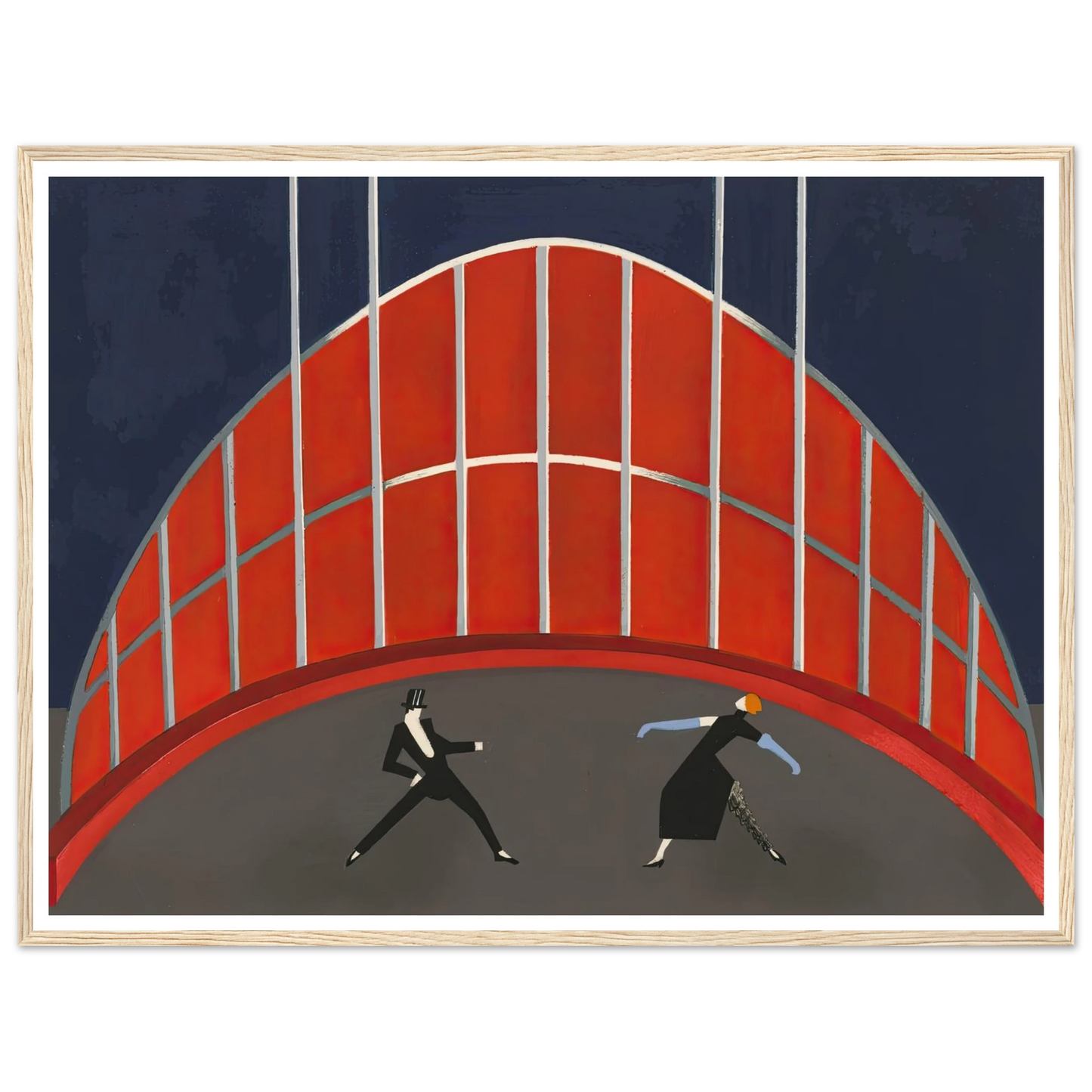 Maquettes dé Théatre 7 Art Print | Alexandra Exter - Framed Poster - 30x40 cm / 12x16″ - Black frame