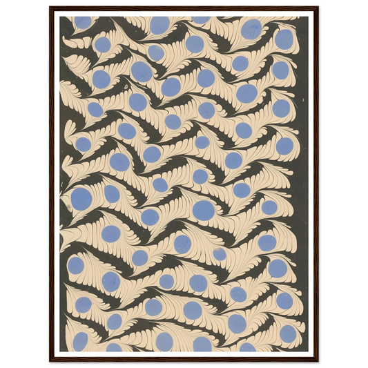 Marmorpapier (1911) Art Print | Franz Weisse - Framed Poster - 30x40 cm / 12x16″ - Black frame