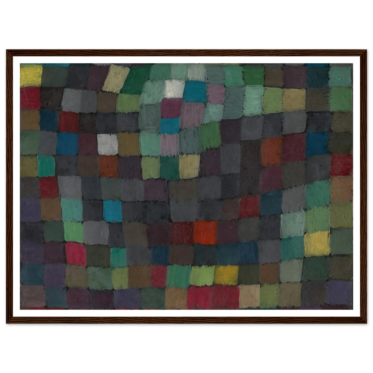 May Picture (1925) Art Print | Paul Klee - Framed Poster - 30x40 cm / 12x16″ - Black frame