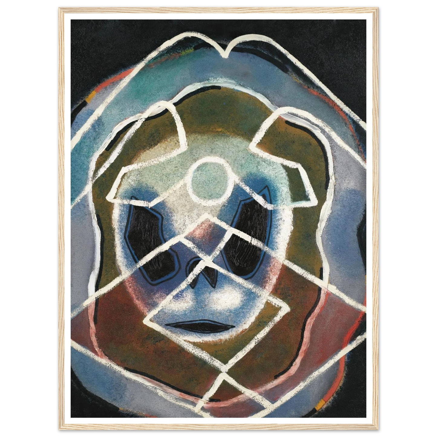 Mon atmosphère Art Print | Francis Picabia - Framed Poster - 30x40 cm / 12x16″ - Black frame