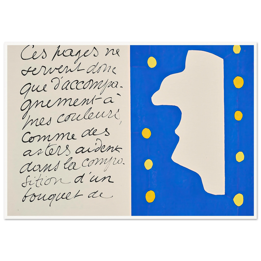 Monsieur Loyal (1947) Art Print | Henri Matisse - Framed Poster - 30x40 cm / 12x16″ - Black frame