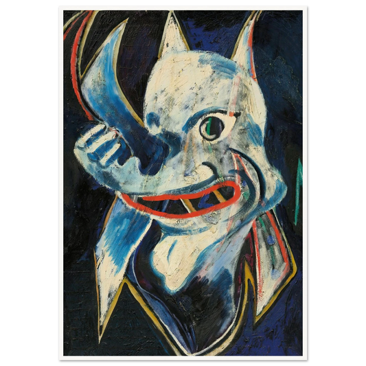 Monstre (1946) Art Print | Francis Picabia - Framed Poster - 30x40 cm / 12x16″ - Black frame