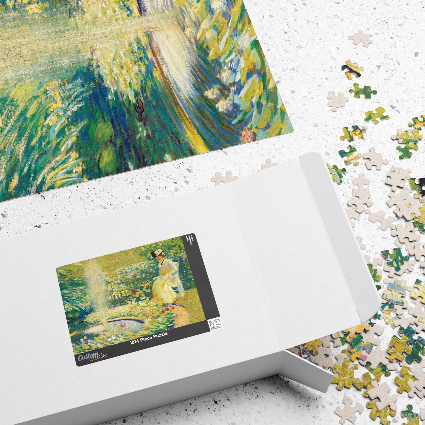 Mrs Hale in the garden Puzzle | Philip Leslie Hale - - 252 pcs (Horizontal) -