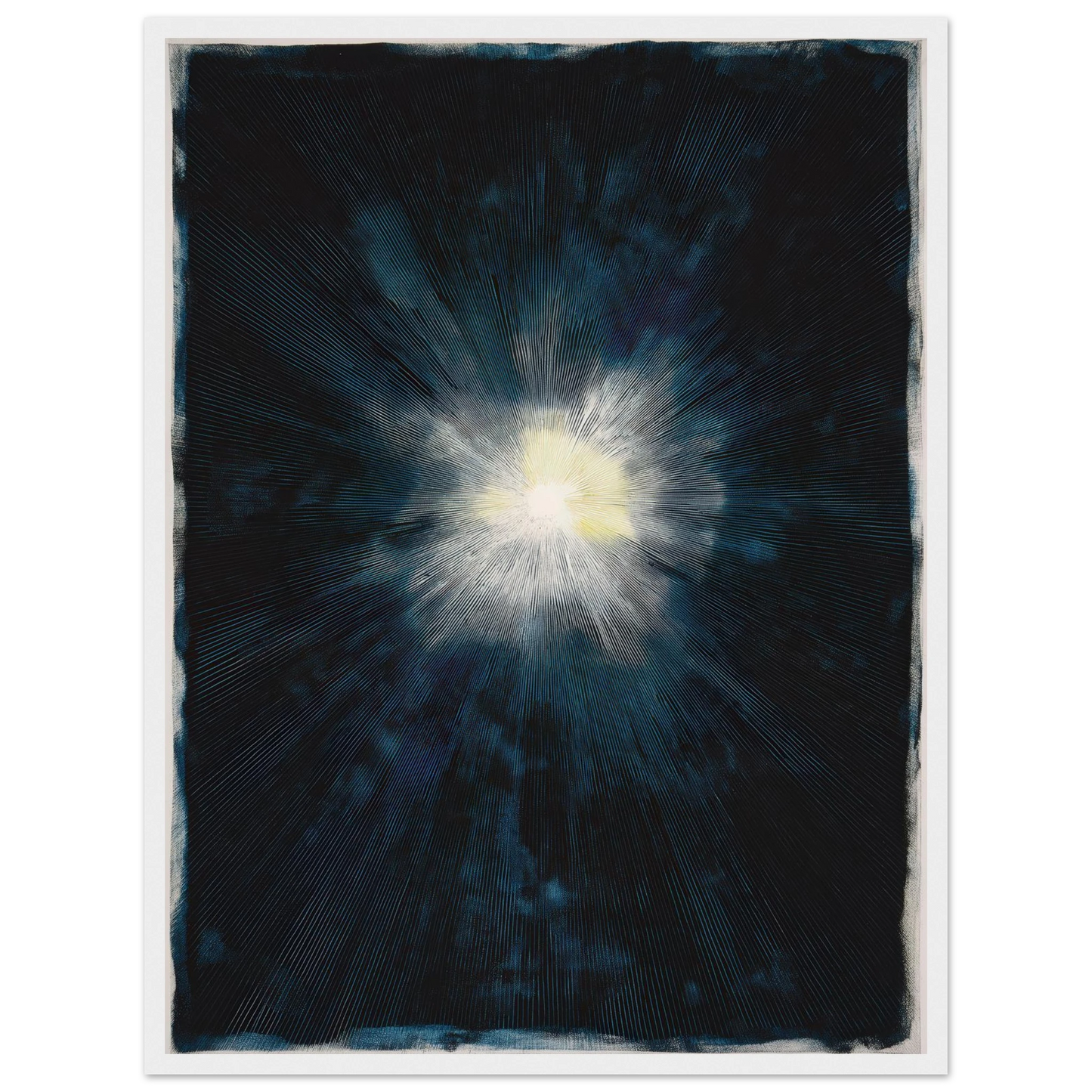 Nova in Midnight - Framed Poster - 30x40 cm / 12x16″ - Black frame
