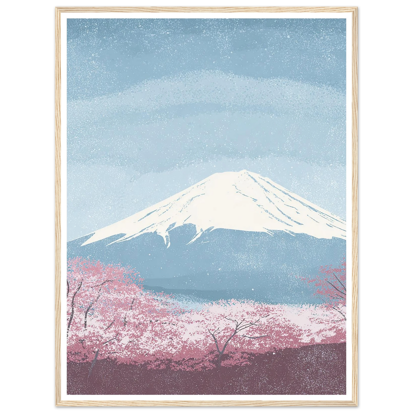 Pastel Pink Reverie - Framed Poster - 30x40 cm / 12x16″ - Black frame