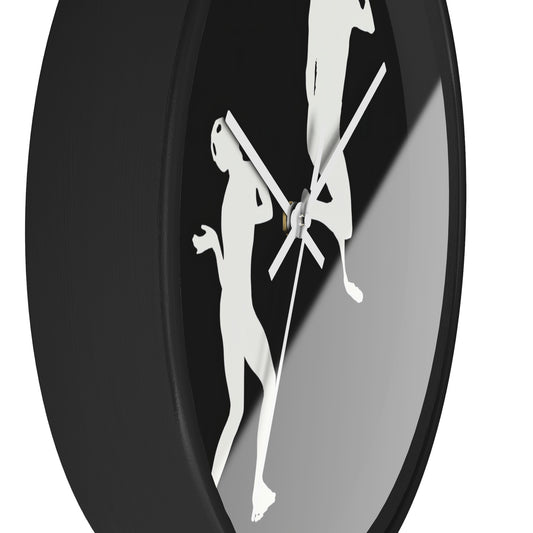 Paul Taylor. Taylor 2 Dance Company Wall Clock | U.S. Information Agency - White - Black Base - 10"