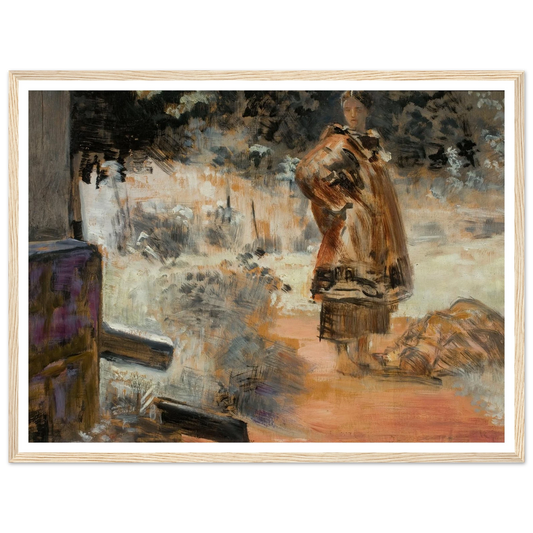 Poisoned water well, sketch (1909) Art Print | Jacek Malczewski - Framed Poster - 30x40 cm / 12x16″ - Black frame