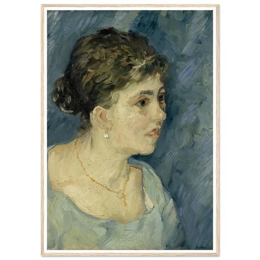 Portrait of a prostitute (1885) Art Print | Vincent van Gogh - Framed Poster - 30x40 cm / 12x16″ - Black frame